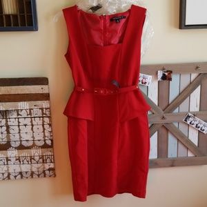 Red Pencil Skirt dress